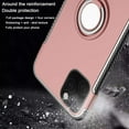 thumbnail image 5 of Mignova iPhone 11 Pro 5.8 inch 2019 case,TPU + PC Mixed Double case Full Body Heavy Duty Protection 360 Rotating Metal Hidden Ring Bracket(Rose Gold), 5 of 8