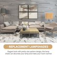 thumbnail image 2 of LEEYNEER Lamp Shades for Floor Lamps Small Natural Wicker Lampshade Decorations Candlestick Work, 2 of 6