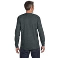 thumbnail image 2 of Gildan, The Adult Heavy Cottonâ„¢ 5.3 oz. Long-Sleeve T-Shirt - DARK HEATHER - M, 2 of 2