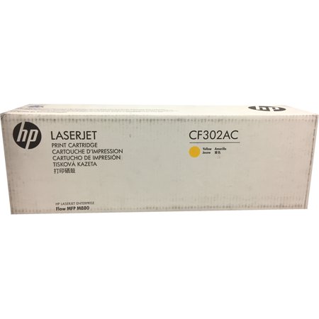 HP 827A Toner Cartridge - Yellow - Laser - 1 Pack
