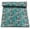 Gray, variant on Handmade Cotton Kantha Quilt, Turquoise Tropical Leaf Pattern Design Kantha Gudri,Bedspread,Bedsheet,Throw Blanket Size( King 108" x 108" )