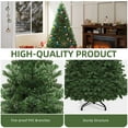 thumbnail image 5 of Uforic 7.5ft Spruce Artificial Christmas Tree with 1346 Branch Tips & Foldable Base, Green, 5 of 9