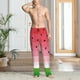 thumbnail image 2 of Balery Watermelon Pantalones de pijama para hombre, pijama ultraligero, pantalón de descanso-3X-Large, 2 of 6
