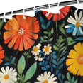 thumbnail image 3 of Pioneer Flower Floral Print Pattern Shower Curtain 72"x72" ,Bathroom Decorative Shower Curtains Set with 12 Hooks,Modern Waterproof Washable Shower Curtain, 3 of 6