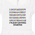 thumbnail image 4 of Inktastic I'm Just Getting Started- Pi Day Colorful Numbers Girls Toddler Dress, 4 of 5