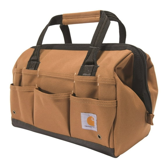 Carhartt Gear B0000351 Tool Bag Unisex Brown 14" Heavyweight 25 Pocket ERK1661