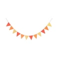 thumbnail image 2 of Multicolor Paper Triangle Banners, Classic Fall Harvest & Halloween Color Combos, Pre-strung Indoor Party Decor for Mantels, Doorways, Birthday, Lazyguy, 2 of 6