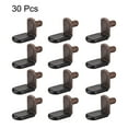 thumbnail image 4 of Uxcell L Shape w Hole Shelf Support Bracket Peg Steel Bronze 30Pcs, 4 of 6