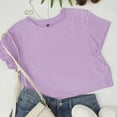 thumbnail image 3 of Stylish Women's Short Sleeve T-Shirts for Casual Everyday Wear Ideal for Relaxed Outfits Pairing with Jeans Easy Care Fabric for Summer Comfort, 3 of 4