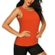thumbnail image 2 of Fotbe Orange Blusas Sin Mangas para Mujer – Estilo Casual, Corte Suelto, Slim-Fit, Cuello Redondo Deportivo, Tops de Verano para Gimnasio y Yoga-Large, 2 of 7