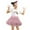 Pink, variant on TSADFHJI Cute Girls Dresses Size 10-12 Children's Fashion Solid Color Bow Tutu Dress Girls' Tutu Dress 2-4 Years Wine