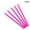 Red, variant on 50Pcs Disposable Lip Wands, Solid Handle Nylon Bristle Lip Applicator Brushes, Portable Mini Lip Gloss Makeup Tools