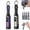 Black+Purple, variant on 4-in-1 Smart Display Keychain Cable, Fast-Charging, Kink-Resistant & Compact, 4-in-1 Charging Cable with Digital Display & Keychain for Phone Tablet Laptop