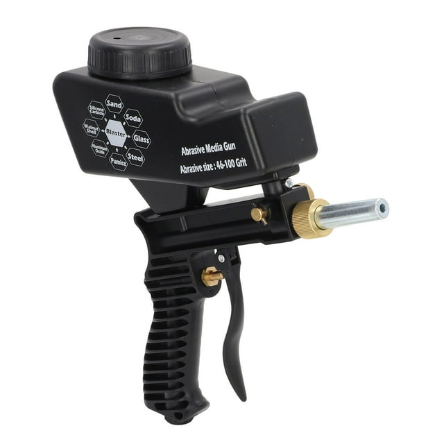 Sand Blaster , Sandblaster Tool Wide Application 6000RPM For Spraying Black