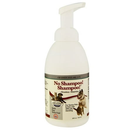 Ark Naturals Pas de shampoing! Shampooing! Pour les chiens et les chats seniors - 18 oz fl