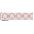 thumbnail image 3 of Abstract Fabric by the Yard, Floral Inspired Lace Look Motif Graphic in Pastel Tones Illustration, Decorative Upholstery Fabric for Chairs & Home Accents, Pale Salmon and White by Ambesonne, 3 of 5