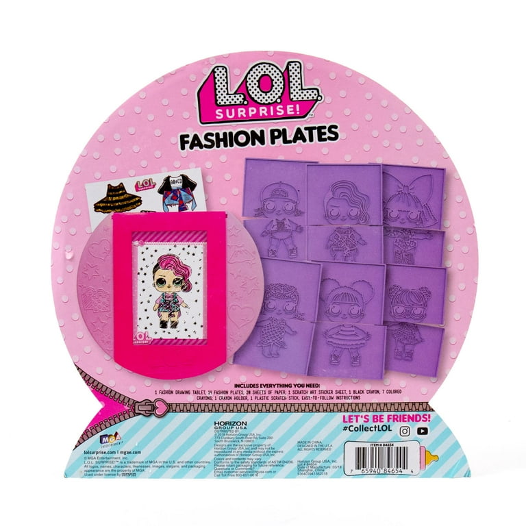L.O.L Surprise! Fashion Plates Design Activity Craft Kit (47