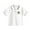White4, variant on Hiijoy Toddler Boys Short Sleeve Polo Shirt Cartoon Car Print Casual T-Shirt, Sizes 1-6