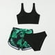 thumbnail image 5 of Odeerbi 3-11 Años Bikini de Playa de Verano Para Niñas Con Conjunto de Traje de Baño Hawaiano Traje de Baño de 3 Piezas, 5 of 8