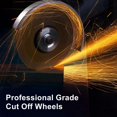 thumbnail image 4 of 100 PCS 4-1/2" x .040" x 7/8" Ruedas cortadas Discos de corte de metal de acero inoxidable, 4 of 5