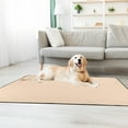 thumbnail image 7 of PETMAKER 72”x72” Extra Large Washable Pet Mat for Dog Potty Training, Whelping, or Crate Mat (Beige), 7 of 7