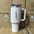 thumbnail image 1 of 40oz Stanley Stainless Steel Car Cup With Handle Insulated Travel Mug, 1 of 3
