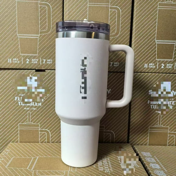40oz Stanley Stainless Steel Car Cup With Handle Insulated Travel Mug