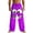 Purple, variant on BUWTTED Men's Pants Relaxed Fit Funny Emoction Print Graphic Elastic Wasit Comfortable Straight Leg Leisure Lounge Black Pants L
