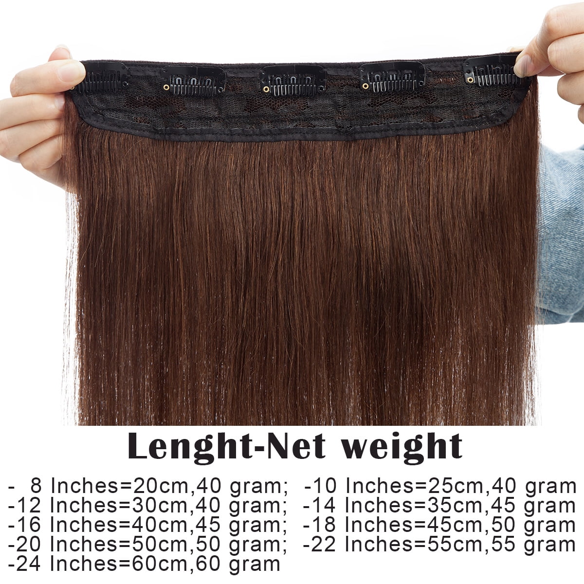 SEGO Clip in Hair Extensions Human Hair 3/4 Full Head 100% Real Remy Thick Hair Extensions Silky Straight Balayage Blonde Hair Pieces