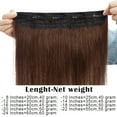 thumbnail image 6 of SEGO Clip in Hair Extensions Human Hair 3/4 Full Head 100% Real Remy Thick Hair Extensions Silky Straight Balayage Blonde Hair Pieces, 6 of 9