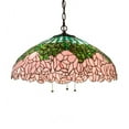 thumbnail image 4 of Meyda Lighting 22" Wide Tiffany Cabbage Rose Pendant, 4 of 6