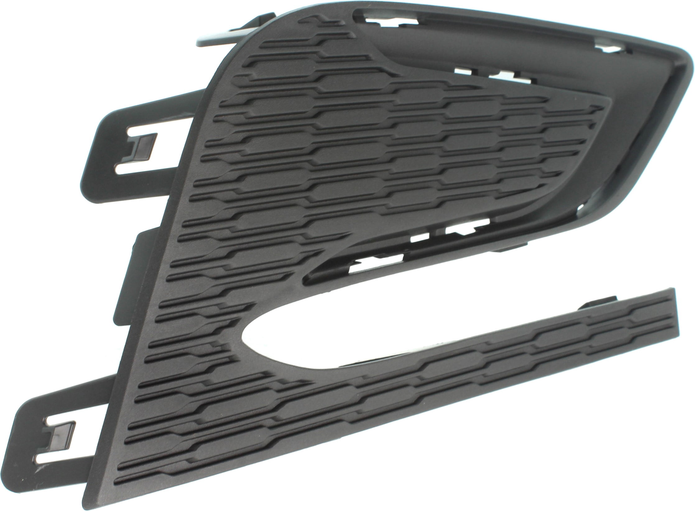 Fog Light Cover Compatible with 2016-2018 Chevrolet Cruze Right Passenger Textured Black