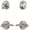 Satin Nickel, variant on Grandeur 802452 Georgetown Solid Brass Right Handed Single Cylinder Keyed Entry Leverset
