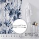 thumbnail image 4 of Juego de cortinas de ducha florales JAMW Azul Marino, 4 of 4