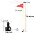 thumbnail image 4 of Sonducket Bandera de seguridad ligera para Kayak, banderas de autoensamblaje, Base de montaje de riel de poste, accesorios retráctiles para Ropa Deportiva, Zapatos, 4 of 6