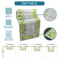 thumbnail image 7 of Table Runner Dresser Scarves 70 Inch Long, Rustic Watercolor Sketch Lemon Fruit Linen Dining Table Runners Green Lattice on Farm Wood Barn Tabletop Scarf for Wedding Holiday Party Kitchen, 7 of 7