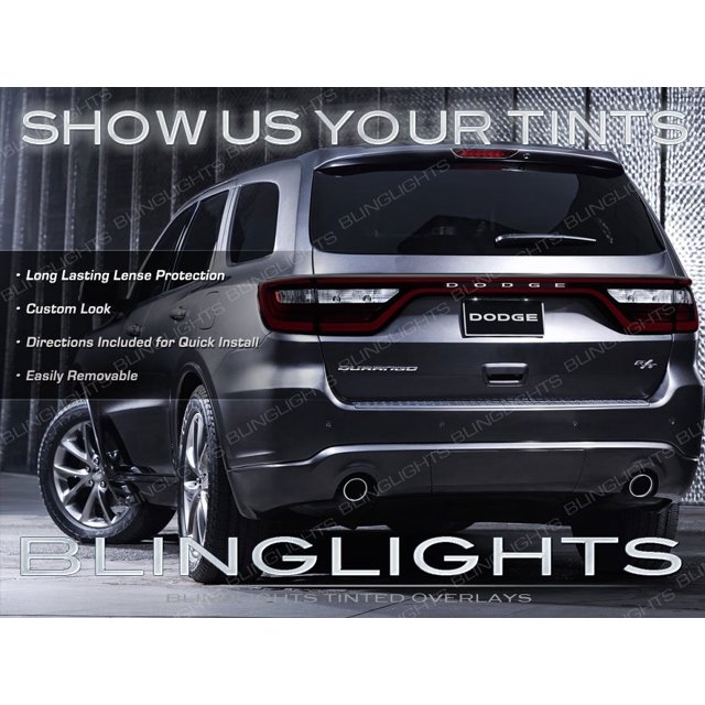 Pour Dodge Durango Feu Arrière Teinté Superpositions de Lampe Protection en Vinyle Autocollant