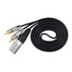 thumbnail image 2 of Cable de audio XLR macho a 2 RCA macho, divisor en Y, profesional, cable de interconexión de audio estéreo para altavoz, amplificador y micrófono., 2 of 8