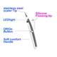thumbnail image 5 of Borrador eléctrico sónico para manchas de dientes, eliminador de placa y manchas de dientes, Kit de herramientas de belleza vibratorias para dientes, 5 of 7