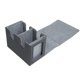 thumbnail image 3 of Estuche para baraja de cartas Forro suave Accesorios elegantes Cuero de PU ligero gris, 3 of 8