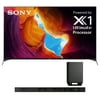 Sony XBR-65X950H 65" 4K Full Array LED Ultra High Defintion HDR Smart TV with a Sony HT-ST5000 7.1.2 Channel Bluetooth Wi-Fi Dolby Atmos Soundbar (2020)