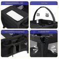 thumbnail image 7 of SACVON Baby Playard with Detachable Infant Bassinet and Changing Table, Foldable Travel Play Yard with Storage Basket and Wheels,Black, 7 of 7