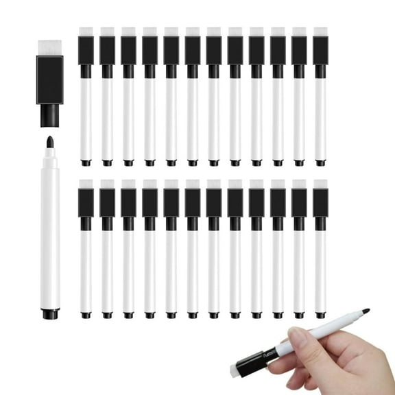 Durable Mini White Board Markers,QZS Portable Art Dry Erase Markers for Home,Reusbale Fine Point Dry Erase Pens for Office,Home Use