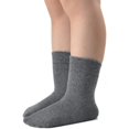 thumbnail image 2 of 6 Pairs Men's Dress Socks Thin Black Cotton Crew Socks for Men Seamless Toe Classic Ribbed Cuff, 2 of 6
