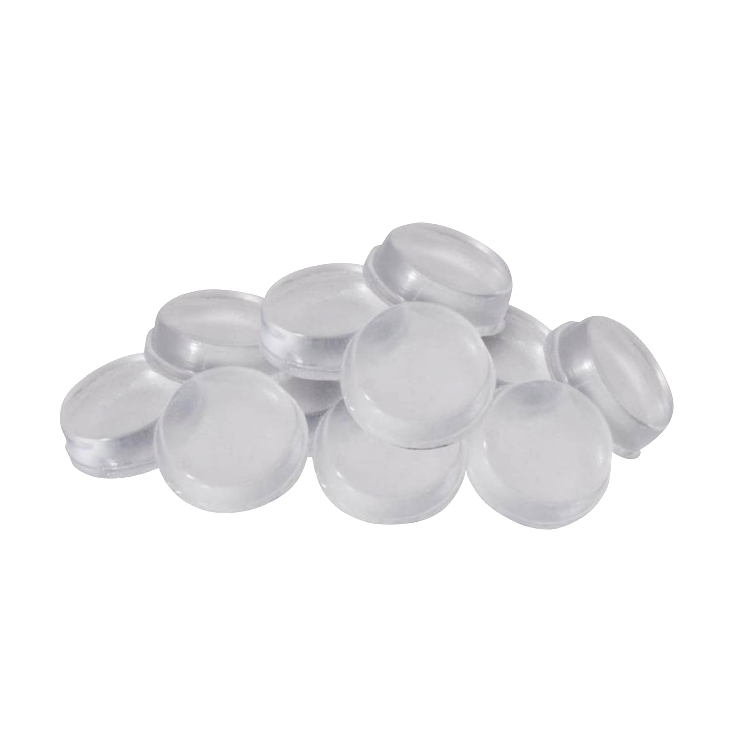 ROK Hardware 100 Pack Flat Head Door, Drawer, & Furniture Bumpers 1/2" Diameter