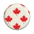 thumbnail image 2 of Gaeub Happy Canada Day 14-17in Tire Cover, Spare Tire Cover, for Camper Caravan, Trailer, Car, Truck, SUV, Jeep - 17 inch, 2 of 9