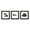 Black Framed Version, variant on Gallery Pops Marvel Deadpool & Wolverine - Dogpool Wall Art Bundle (3-Pack)