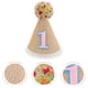 thumbnail image 2 of KAKOWELY Diadema con gorro para niño pequeño, sombrero para primer cumpleaños, decoración para fiesta de primer cumpleaños, accesorio fotográfico, 2 of 4