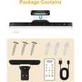 thumbnail image 2 of 3W Picture Lights for Walls, Rechargeable Battery Picture Light, Wireless Wall Light with Remote Control, Dimmable & Timer for Wireless Art Paintings, Magnetic Gallery Light, 2 of 5