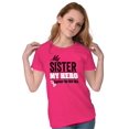 thumbnail image 4 of My Sister My Hero Together We Win Womens Slim Fit Graphic Tee Brisco Brands M, 4 of 5